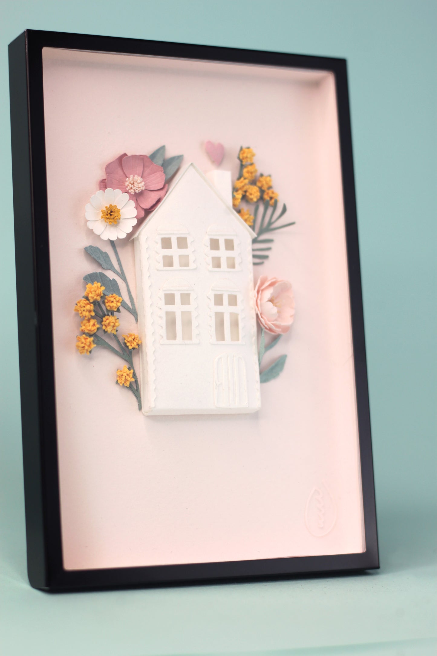 Cadre LE COTTAGE EN FLEUR